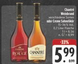Weinbrand im Angebot bei E center in Amberg Weinbrand Angebote von Chantre bei E center Amberg für 5,99 €