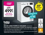 Sèche-linge pompe à chaleur - Beko - Pulsat à Avignon Sèche-linge pompe à chaleur - Beko en promo chez Pulsat Avignon à 499,99 €