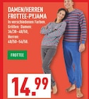 DAMEN/HERREN FROTTEE-PYJAMA Angebote bei Marktkauf Recklinghausen für 14,99 €