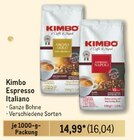 Espresso Italiano Angebote von Kimbo bei Metro Salzgitter für 16,04 €