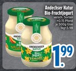 Bio-Fruchtjogurt im Angebot bei EDEKA in Passau Bio-Fruchtjogurt Angebote von Andechser Natur bei EDEKA Passau für 1,99 €
