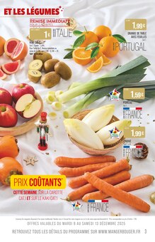 Promotion Endive dans le prospectus Supermarchés Match, valable du 09/12/2025 au 27/12/2025 Promo Endive dans le catalogue Supermarchés Match du moment à la page 3