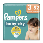 52 couches - BABY DRY en promo chez Stokomani Nancy à 11,96 €