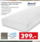 7-Zonen-Taschenfederkern-Matratze Opal TFK 500 von HemaFa im aktuellen porta Möbel Prospekt