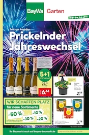 Aktueller BayWa Bau- und Gartenmärkte Prospekt mit Sekt, "Prickelnder Jahreswechsel", Seite 1