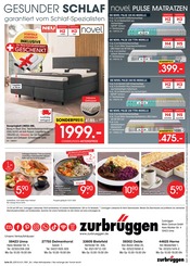 Aktueller Zurbrüggen Prospekt mit Matratze, "GROSSER MARKEN SONDERVERKAUF", Seite 20