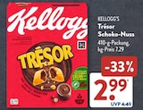 Trésor Schoko-Nuss im ALDI SÜD Prospekt Trésor Schoko-Nuss von Kellogg's im aktuellen ALDI SÜD Prospekt für 2,99 €