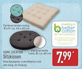 Sitzkissen im ALDI Nord Prospekt Sitzkissen von HOME CREATION im aktuellen ALDI Nord Prospekt fĂŒr 7,99 âŹ