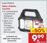 Solar-Arbeits-Leuchte Angebote von EASYmaxx bei Netto Marken-Discount Gelsenkirchen für 9,99 €
