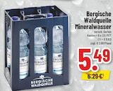 Mineralwasser von Bergische Waldquelle für 5,49 € bei Trinkgut im Angebot Mineralwasser von Bergische Waldquelle im aktuellen Trinkgut Prospekt