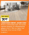 LAMINATBODEN COMFORT „HICKORY SCUOL“ im aktuellen Prospekt bei OBI in Anrode