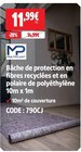 Bâche de protection en fibres recyclées et en polaire de polyéthylène 10m x 1m - MULTIPLAST en promo chez Screwfix Drancy à 11,99 €