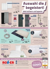 Bettdecke im ROLLER Prospekt in Unna Aktueller ROLLER Prospekt mit Bettdecke, " Starke Deals mit riesigen Rabatten. ", Seite 4