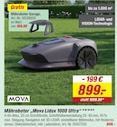 Mähroboter Mova Lidax 1000 Ultra im Angebot bei toom Baumarkt in Nordhorn Mähroboter Mova Lidax 1000 Ultra Angebote von MOVA bei toom Baumarkt Nordhorn für 899,00 €