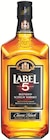 Scotch Whisky - Label 5 en promo chez Colruyt Auxerre à 12,59 €