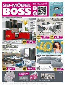 Esstisch im aktuellen SB Möbel Boss Prospekt (Mönchengladbach) Esstisch im SB Möbel Boss Prospekt "GROSS FEIERN. GROSS SPAREN." mit 12 Seiten (Mönchengladbach)