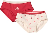 Slips mit Kirschen-Muster, rot + weiß, Gr. 122/128 von ALANA im aktuellen dm-drogerie markt Prospekt für 7,90 €