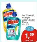 Universal Reiniger von Der General für 1,59 € bei budni im Angebot Universal Reiniger von Der General im aktuellen budni Prospekt