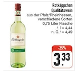 Qualitätswein bei nah und gut im Markersbach Prospekt für 3,33 €