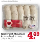 Weißwurst Münchner Art und Senf Angebote von Check-In bei EDEKA Frankfurt für 4,49 €