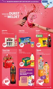 Coca Cola im aktuellen Trink und Spare Prospekt (Nettetal) Coca Cola im Trink und Spare Prospekt "Aktuelle Angebote" mit 10 Seiten (Nettetal)