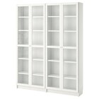 Aktuelles Bücherregal weiß/Glas 160x30x202 cm Angebot bei IKEA in Osnabrück ab 279,98 €