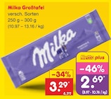 Großtafel Angebote von Milka bei Netto Marken-Discount Hameln für 2,69 €