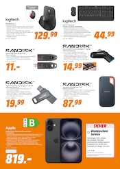 Ähnliche Bluetooth-Tastatur Angebote im Prospekt "Wir erfüllen deine Wünsche seit 25 Jahren!" von MediaMarkt Saturn Ähnliches Angebot bei MediaMarkt Saturn in Prospekt "Wir erfüllen deine Wünsche seit 25 Jahren!" gefunden auf Seite 6