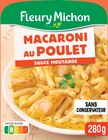 Macaroni au Poulet Sauce Moutarde - Fleury Michon dans le catalogue Intermarché Super