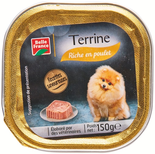 BELLE FRANCE Terrine pour chien