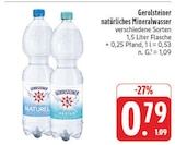 Mineralwasser Angebote von Gerolsteiner bei E center Amberg für 0,79 €