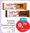 Proteinriegel von Premier Protein im aktuellen budni Prospekt