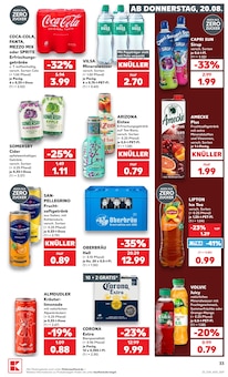 Coca Cola im Kaufland Prospekt "Hier bin ich richtig" mit 63 Seiten (Bremen)