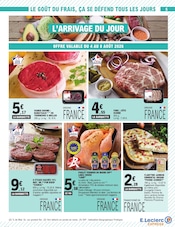 Promos Viande dans le catalogue "Faim de bonnes affaires ?" de E.Leclerc Viande en promo dans le catalogue E.Leclerc à la page 5