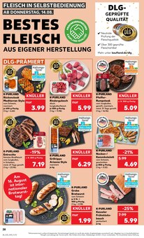 Steak im Kaufland Prospekt "KNÜLLER" mit 56 Seiten (Remscheid)