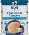Thon entier Albacore au naturel - NIXE en promo chez Lidl Chambéry à 1,42 €