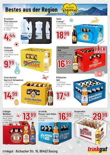 Bier im Trinkgut Prospekt "Aktuelle Angebote" mit 4 Seiten (Augsburg)