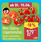 ALDI Nord Schorfheide - Mini-Cherry-Rispentomaten Angebot im Prospekt Mini-Cherry-Rispentomaten bei ALDI Nord im Schorfheide Prospekt für 1,29 €