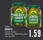 Bärlauch Gurken Angebote von Kühne bei E center Essen für 1,59 €