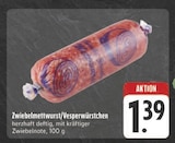 Zwiebemettwurst/Vesperwürstchen bei E center im Burkardroth Prospekt für 1,39 €