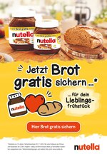 Nutella Prospekt für Köln mit 3 Seiten Nutella Prospekt für Köln: "Jetzt Brot gratis sichern...*", 3 Seiten, 18.09.2020 - 18.10.2020