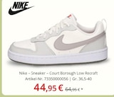 Sneaker - Court Borough Low Recraft im Angebot bei Siemes Schuhcenter in Hagen Sneaker - Court Borough Low Recraft Angebote von Nike bei Siemes Schuhcenter Hagen für 44,95 €