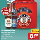 Weißbier Hell im Angebot bei Netto Marken-Discount in Damme Weißbier Hell Angebote von Erdinger bei Netto Marken-Discount Damme für 8,99 €