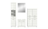 Badmöbel-Set SCHLOONSEE 4 teilig bestehend aus: Hochschrank Waschbeckenunterschrank Spiegelschrank Midischrank Schloonsee Angebote bei Höffner Erlangen für 649,00 €