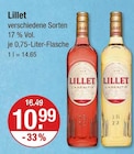 verschiedene Sorten von Lillet im aktuellen V-Markt Prospekt für 10,99 €