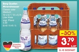 Mineralwasser im Angebot bei Netto Marken-Discount in Karlsruhe Mineralwasser Angebote von Berg Quellen bei Netto Marken-Discount Karlsruhe für 3,79 €