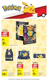 Prix et réduction Pokémon dans le prospectus Carrefour Market en cours Offre Pokémon dans le catalogue Carrefour Market du moment à la page 4