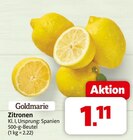 nah&frisch Melle - Zitronen Angebot im Prospekt Zitronen bei nah&frisch im Melle Prospekt für 1,11 €