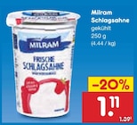 Schlagsahne im Angebot bei Netto Marken-Discount in Arnsberg Schlagsahne Angebote von Milram bei Netto Marken-Discount Arnsberg für 1,11 €