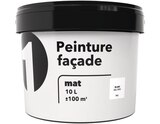 Peinture façade mate 10 L blanche en promo chez Brico Dépôt Gennevilliers à 1,59 €